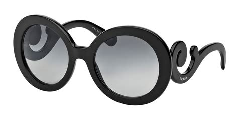 Prada Women's Minimal Baroque PR 27NS 1AB3M1 Black/Grey 